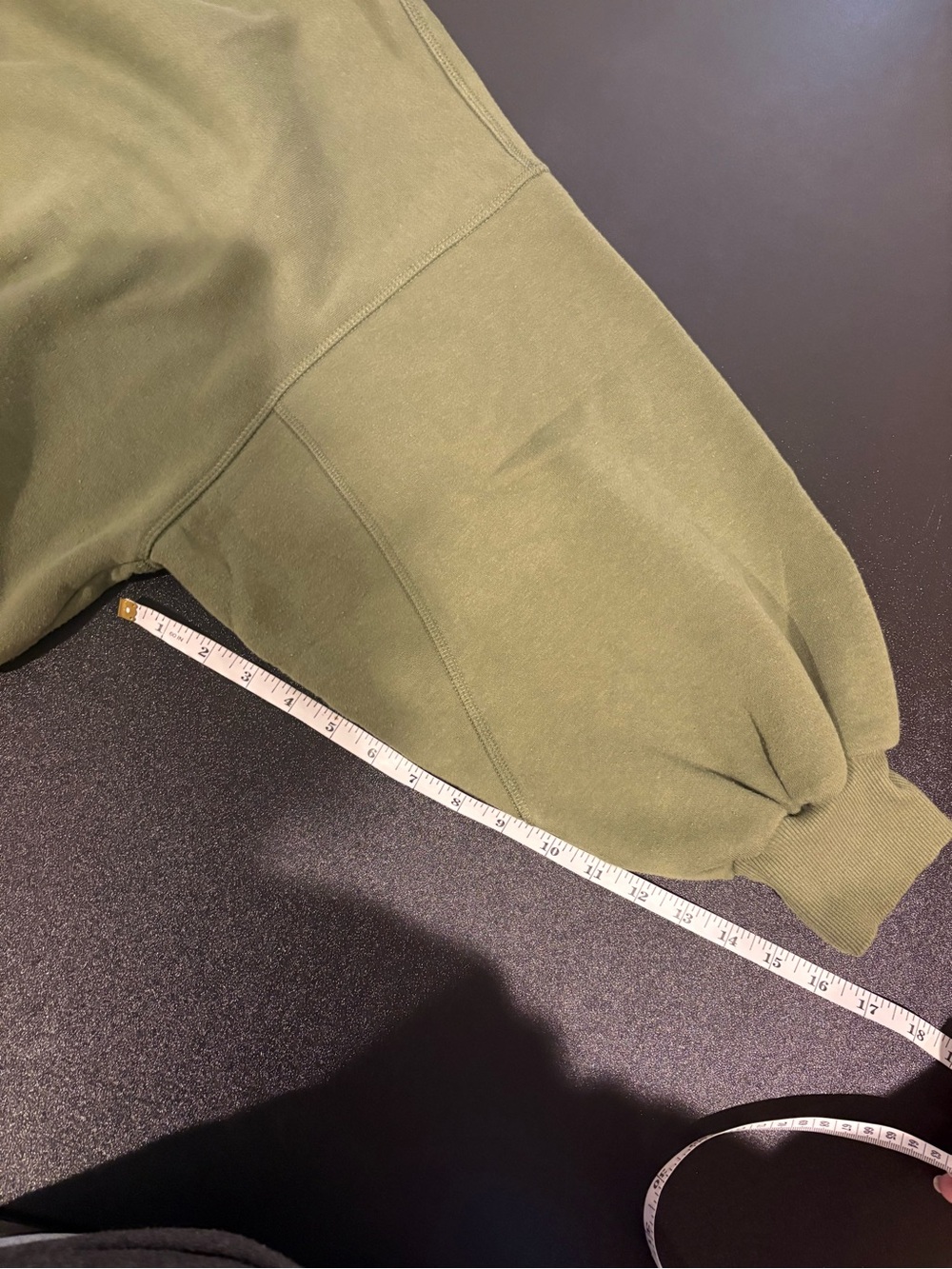 Zenana Olive cropped Crewneck womens Sweatshirt - Picture 8 of 8